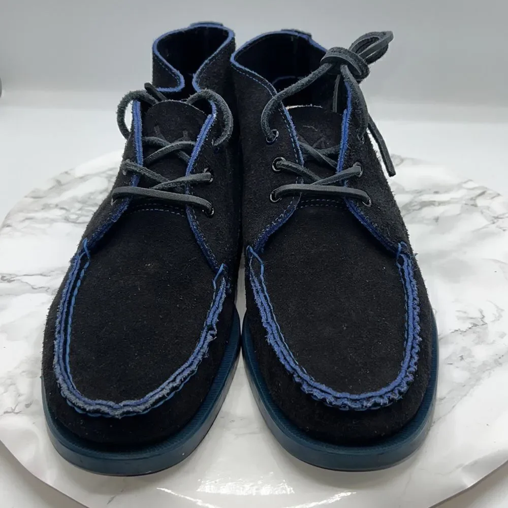 SEBAGO Black and Navy Waterbury Docksider Chukka Bootie-10